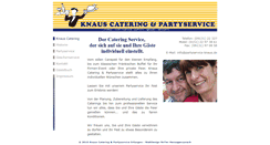 Desktop Screenshot of partyservice-knaus.de