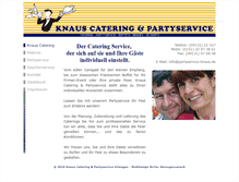 Tablet Screenshot of partyservice-knaus.de